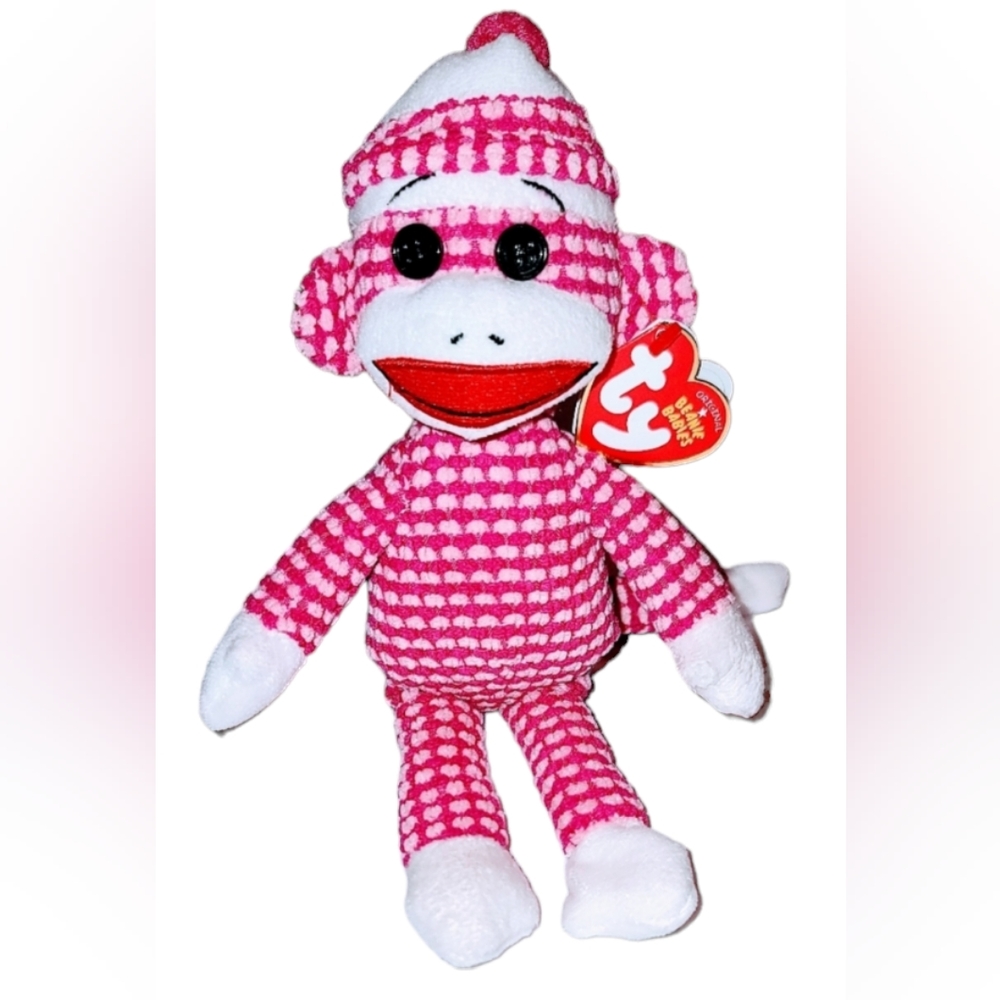 TY 2013 Socks Monkey Rare Collector's toy